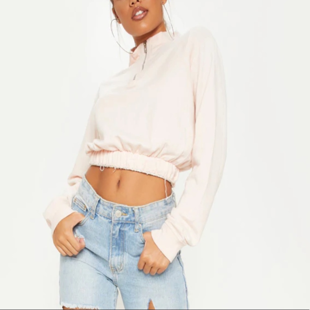 NWOT‼️ PLT Cropped Sweatshirt 💕